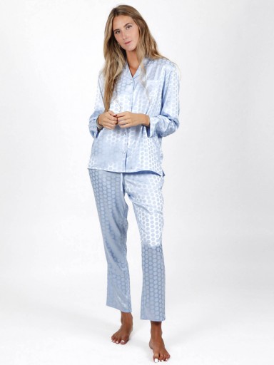 SATIN DOTS ADMAS PAJAMAS 55837