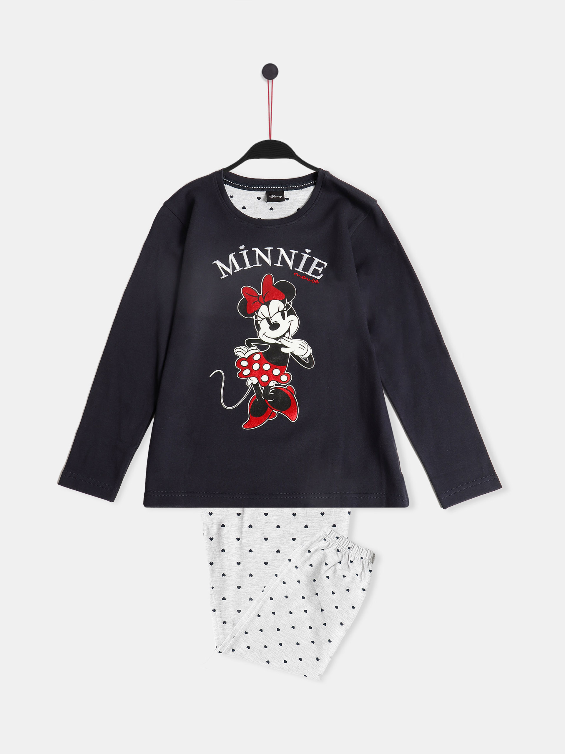 PIJAMA MENINA MINNIE HEARTS ADMAS 56459