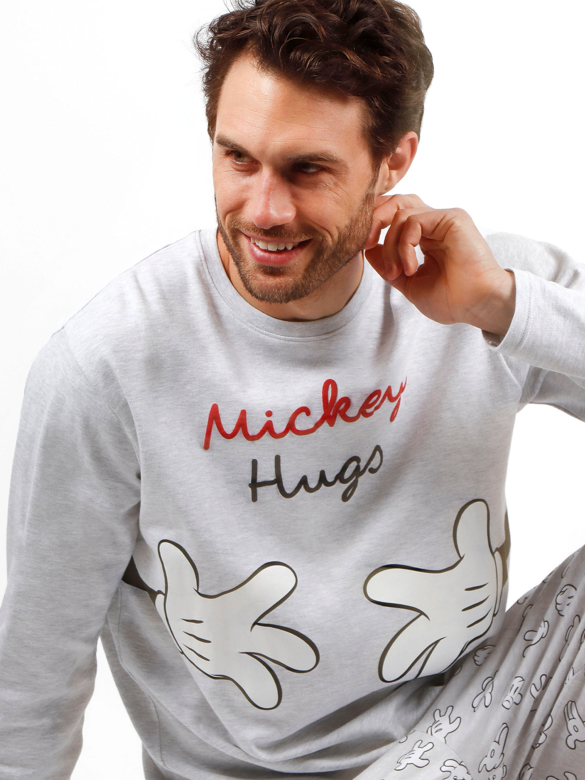 PAJAMAS MAN MICKEY HUGS ADMAS 56444