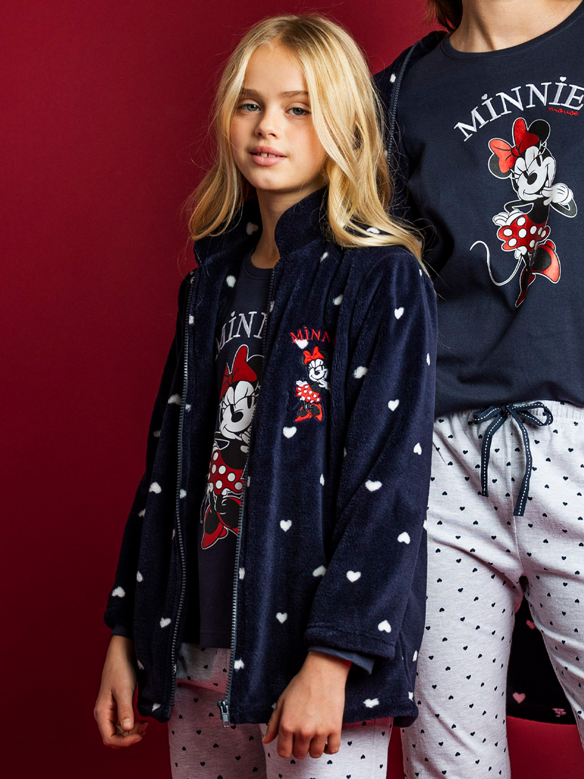 PIJAMA MENINA MINNIE HEARTS ADMAS 56459