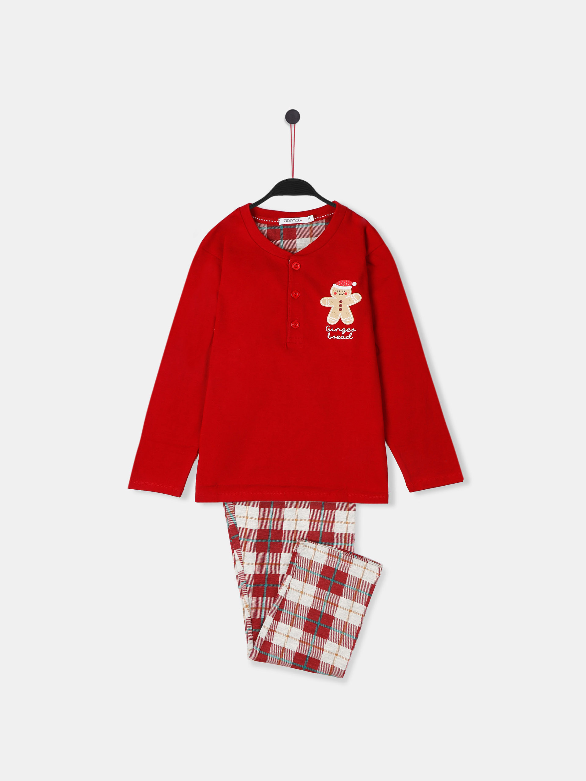 GINGERBREAD BOY PAJAMAS ADMAS 56640