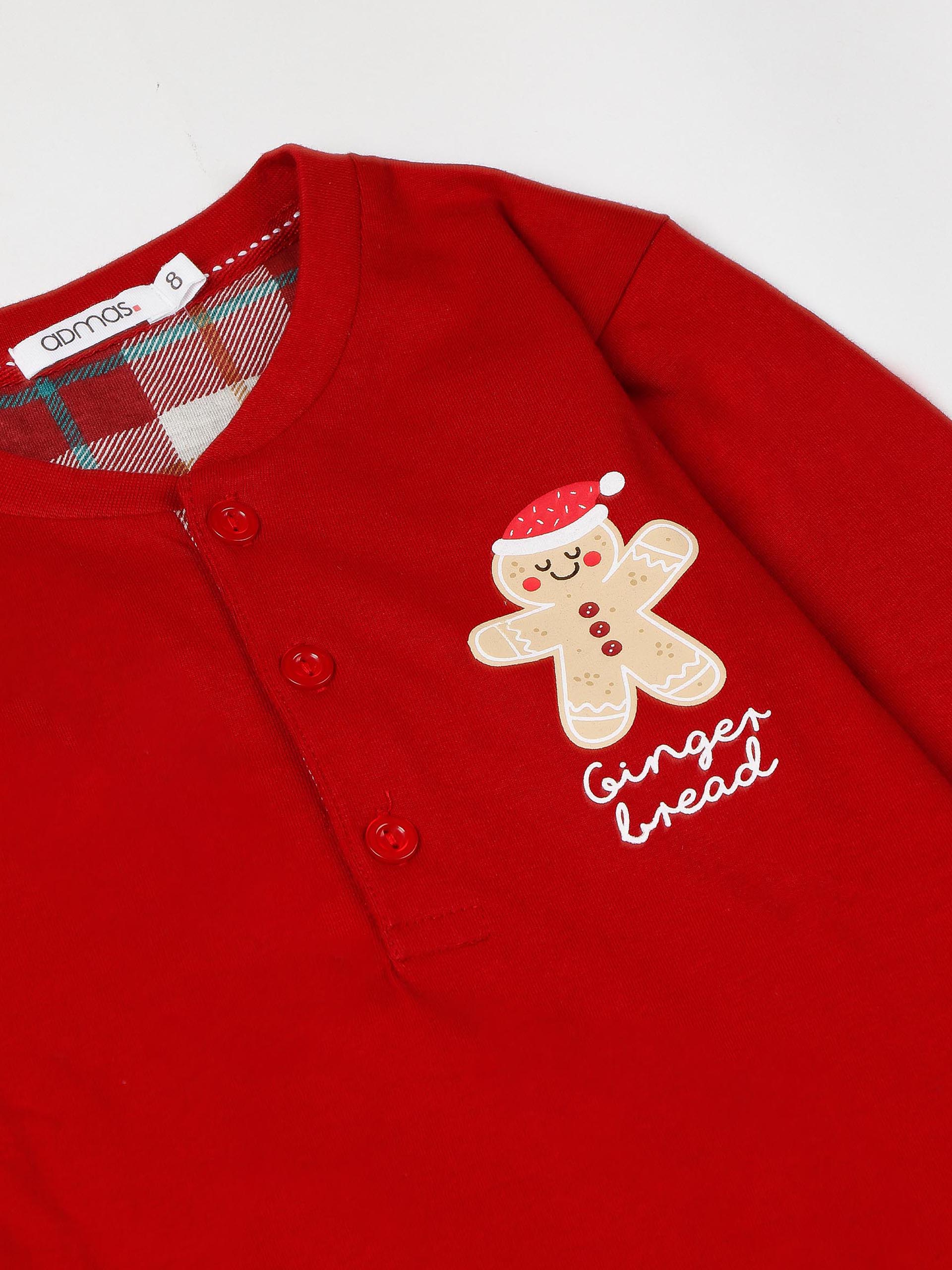 GINGERBREAD BOY PAJAMAS ADMAS 56640