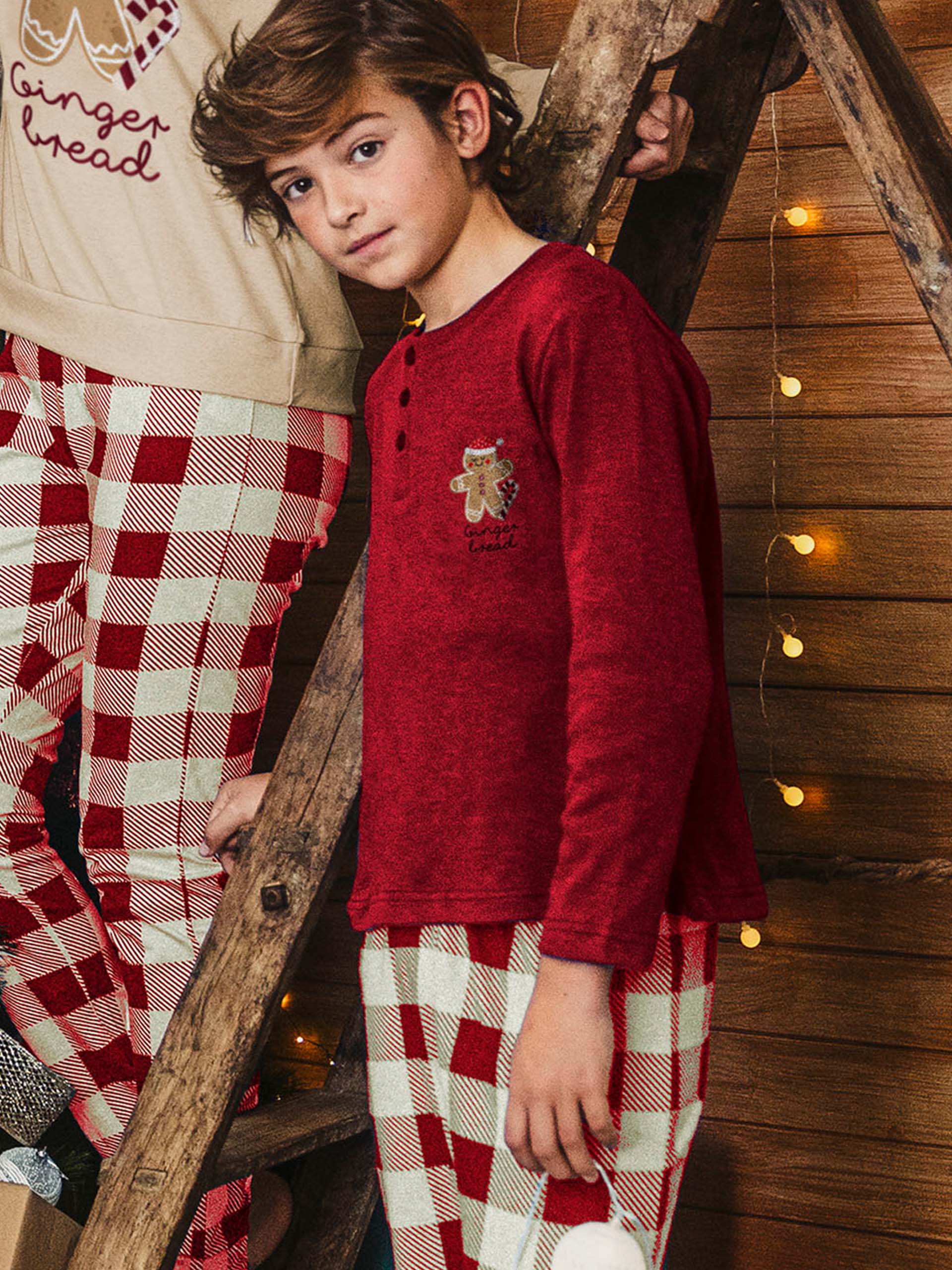 GINGERBREAD BOY PAJAMAS ADMAS 56640