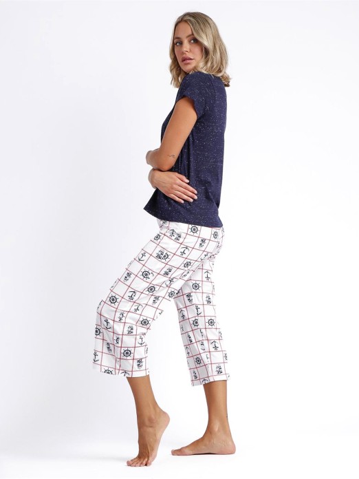 PIJAMA SENHORA PALAZZO SAILOR ADMAS 60177
