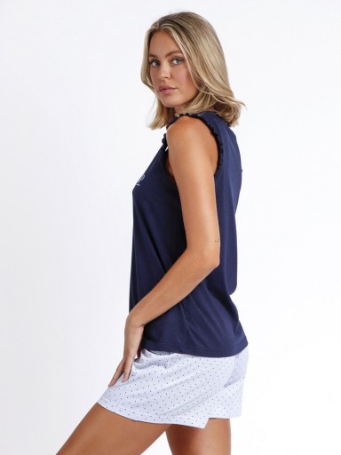 PIJAMA SENHORA STRIPES & DOTS ADMAS 60155 PIJAMA SENHORA STRIPES & DOTS ADMAS 60155