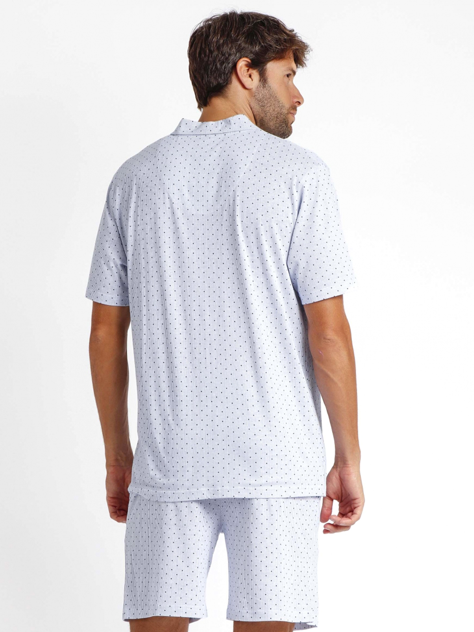 PAJAMAS FOR MEN STRIPES & DOTS ADMAS 60253