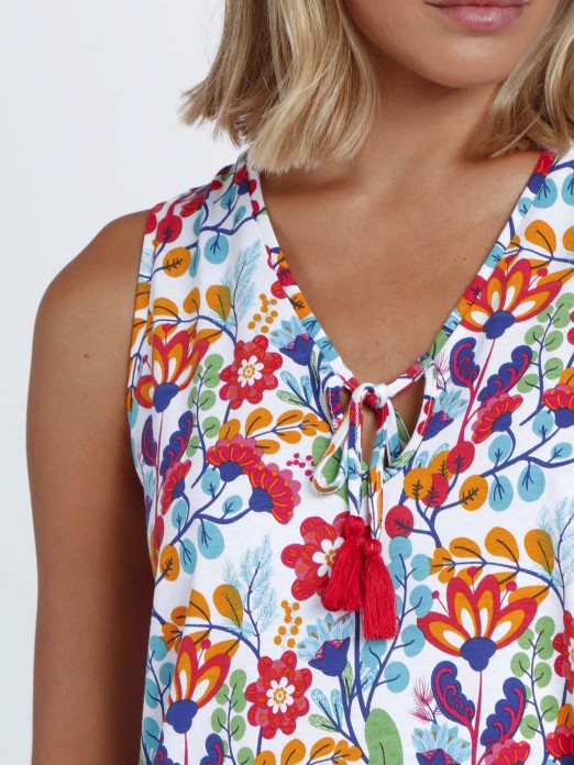 TIME TO BLOOM LADY'S SHIRT ADMAS 61119