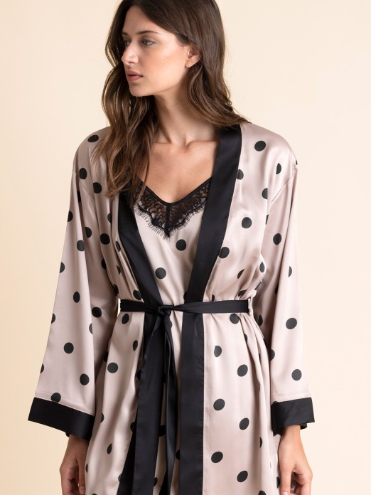 ROBE SENHORA ELEGANT DOTS ADMAS 67002