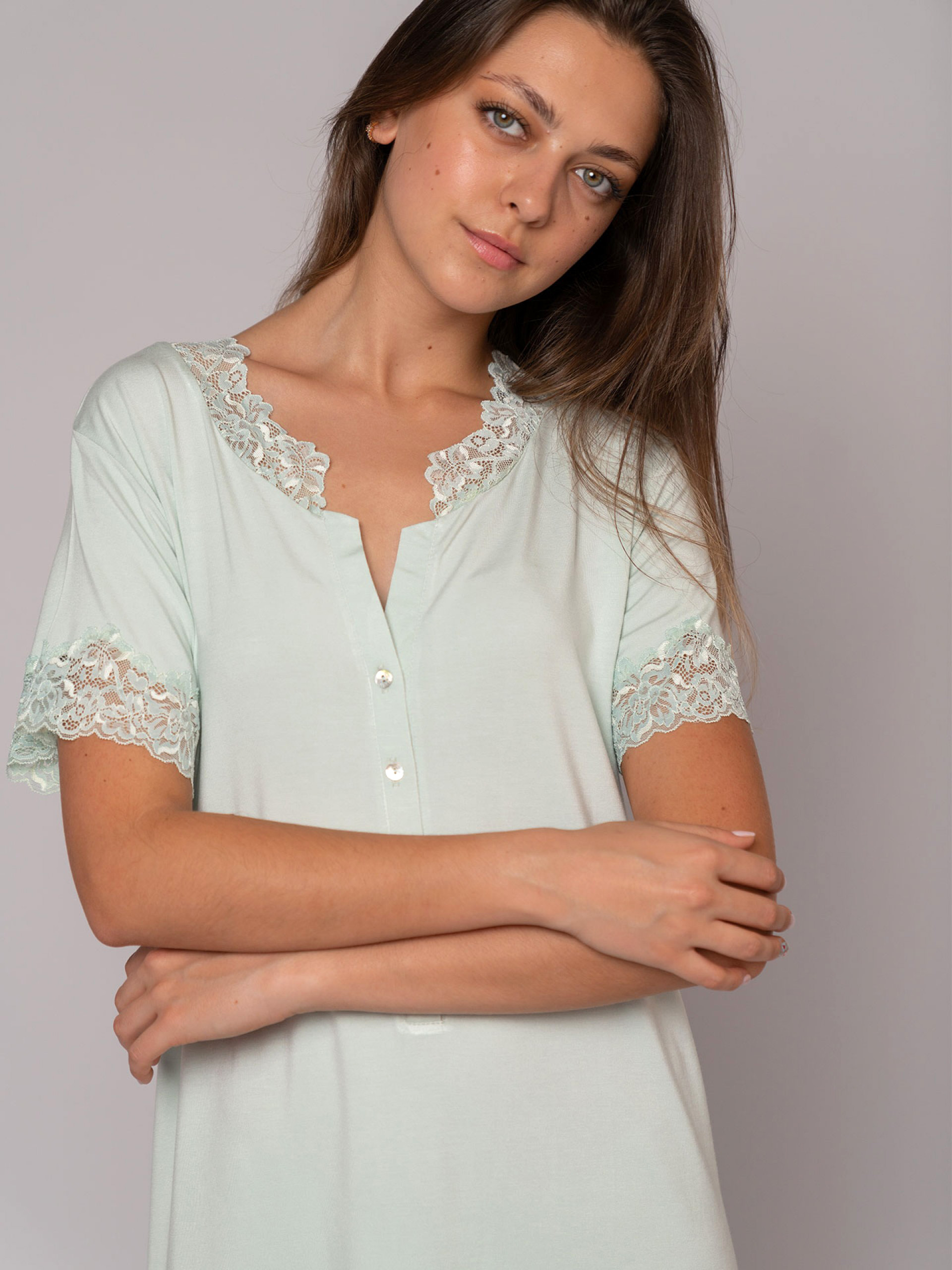 CAMISA DE SEÑORA LANGIARTE BY MIRA 3415MV