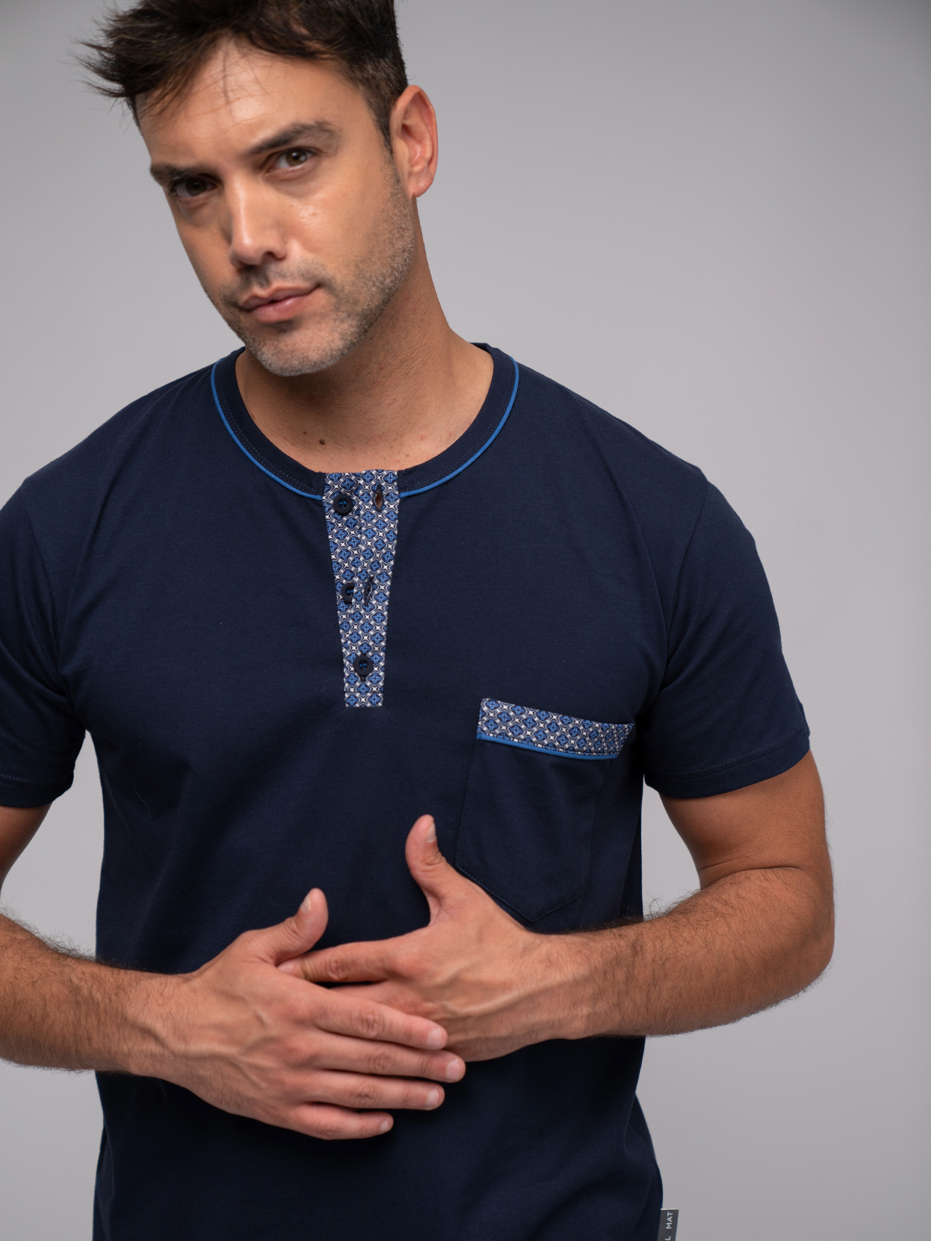 LANGIARTE BY MIRA 8927DV PAJAMAS FOR MEN