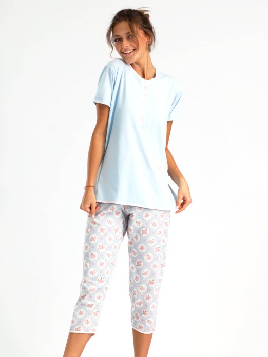 PIJAMA SENHORA C/BERMUDA MIRA 8748MV