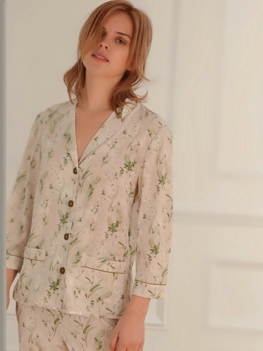 PIJAMA LARGO OTILIA LISBOA #04302 PIJAMA LARGO OTILIA LISBOA #04302