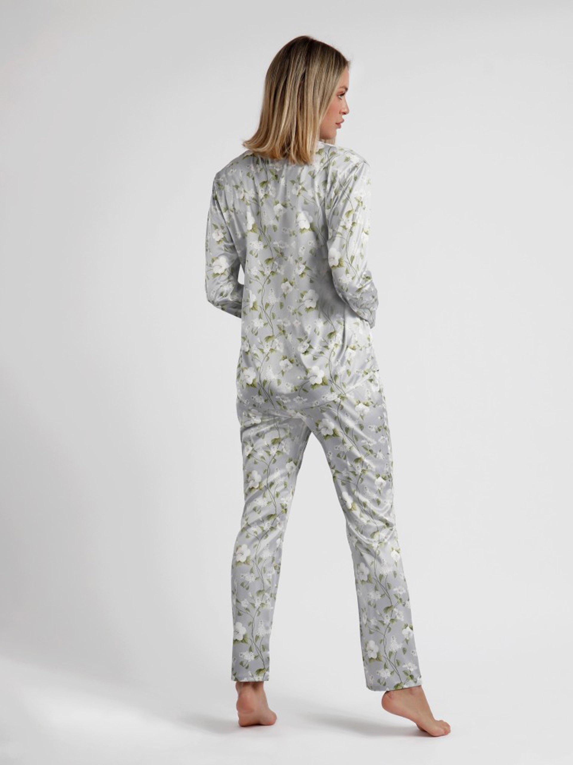 PIJAMA DE MUJER ABIERTO PERLAS ESTILO ADMAS 60245