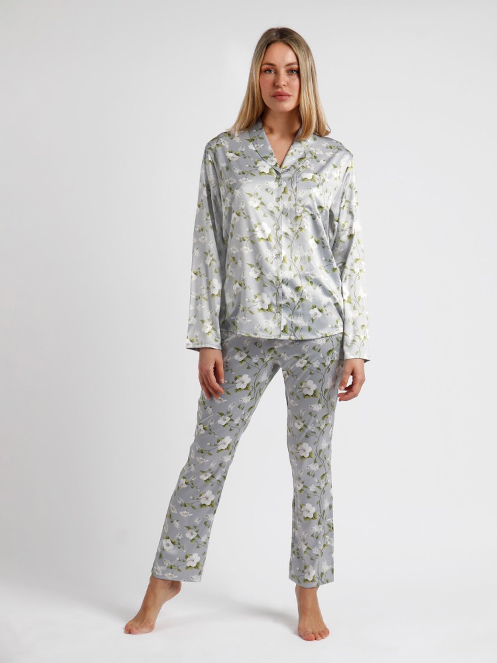 PIJAMA DE MUJER ABIERTO PERLAS ESTILO ADMAS 60245