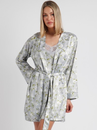 PEARLS STYLE WOMEN'S DRESSING GOWN ADMAS 67088