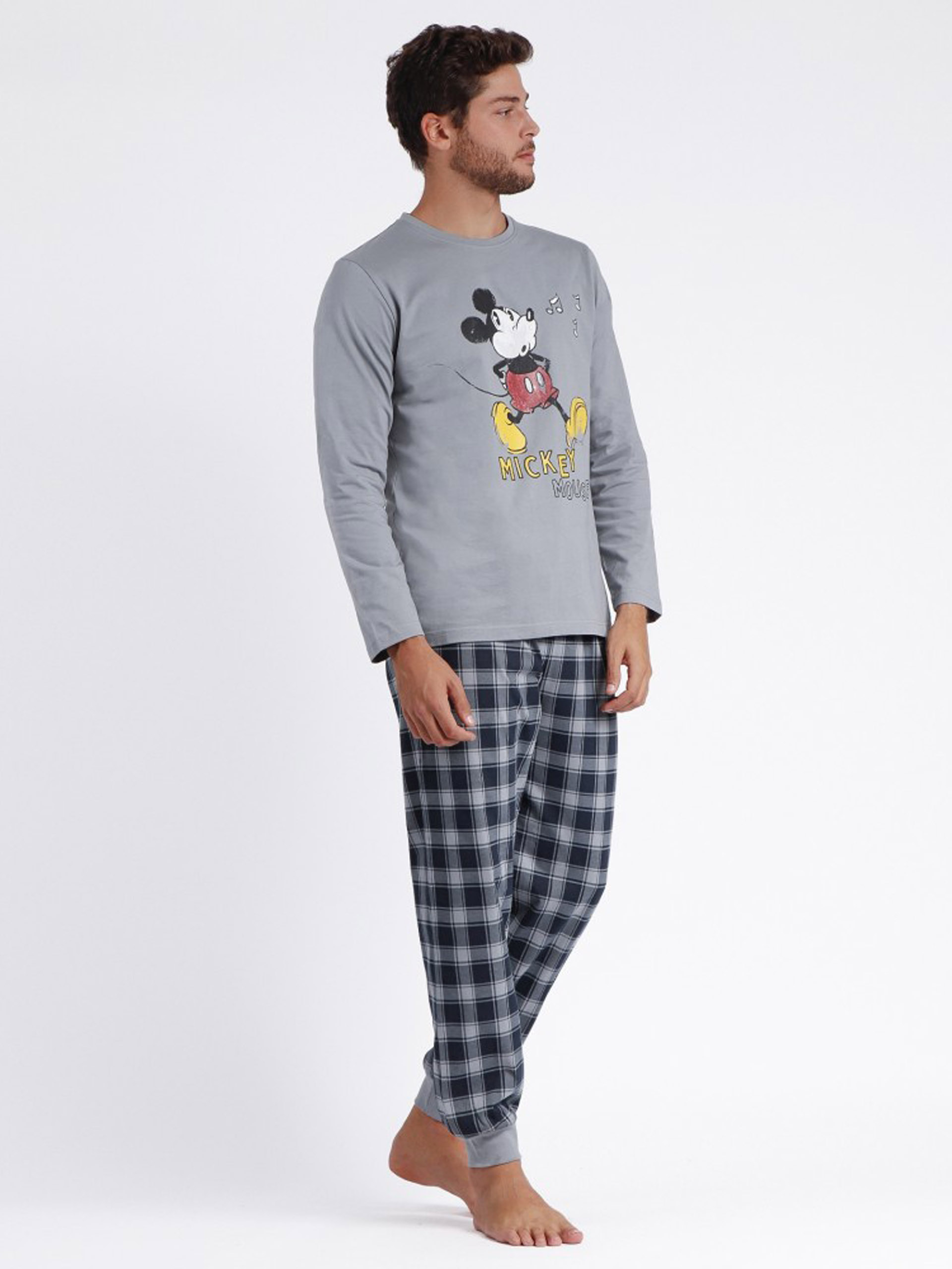 PIJAMA HOMEM MICKEY GREY ADMAS 60691