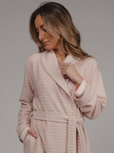WOMEN'S DRESSING GOWN LANGIARTE BY MIRA 9012MW WOMEN'S DRESSING GOWN LANGIARTE BY MIRA 9012MW