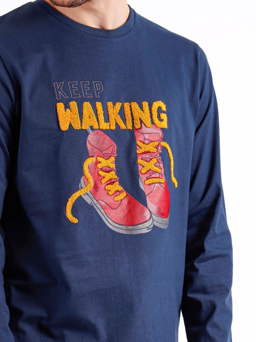 PIJAMA HOMEM KEEP WALKING ADMAS 60317