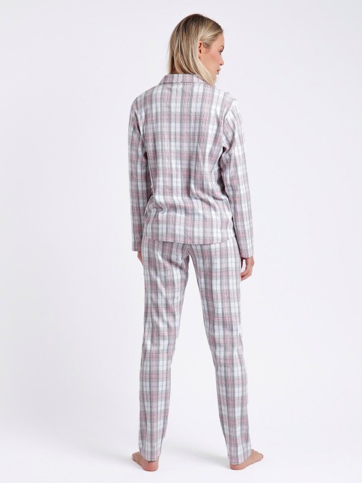 PIJAMA SENHORA ABERTO SOFT PINK PARADISE ADMAS 60082