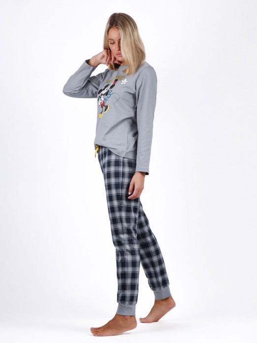 PIJAMA MULHER MICKEY GREY ADMAS 60548
