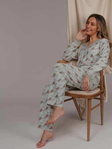 WOMEN'S PYJAMAS LANGIARTE BY MIRA 8008MW WOMEN'S PYJAMAS LANGIARTE BY MIRA 8008MW