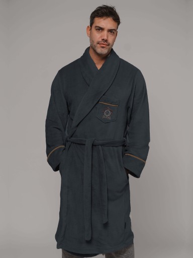 LANGIARTE MEN'S DRESSING GOWN BY MIRA 9017DW