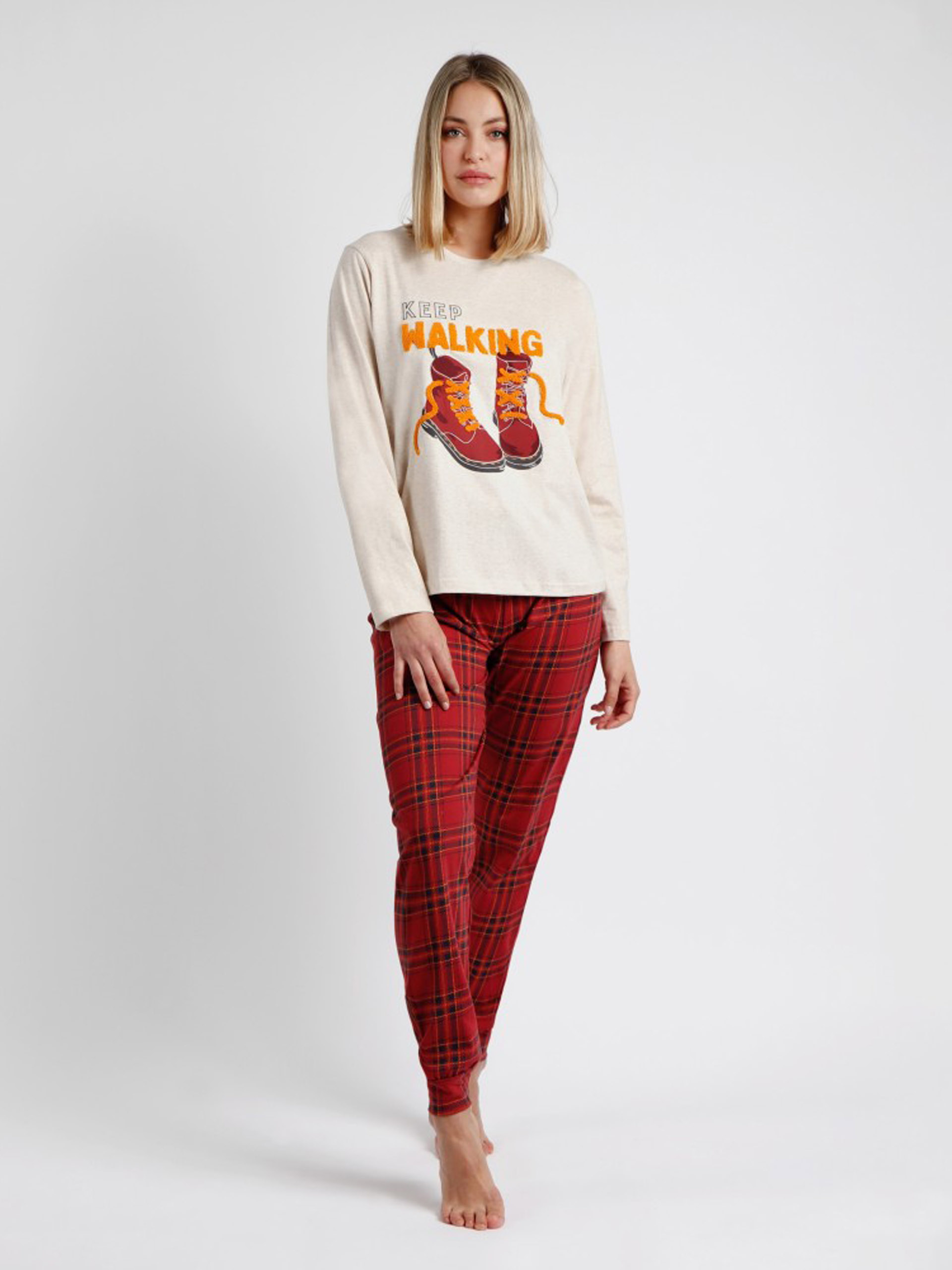 PIJAMA MUJER SEGUIR CAMINANDO ADMAS 60248
