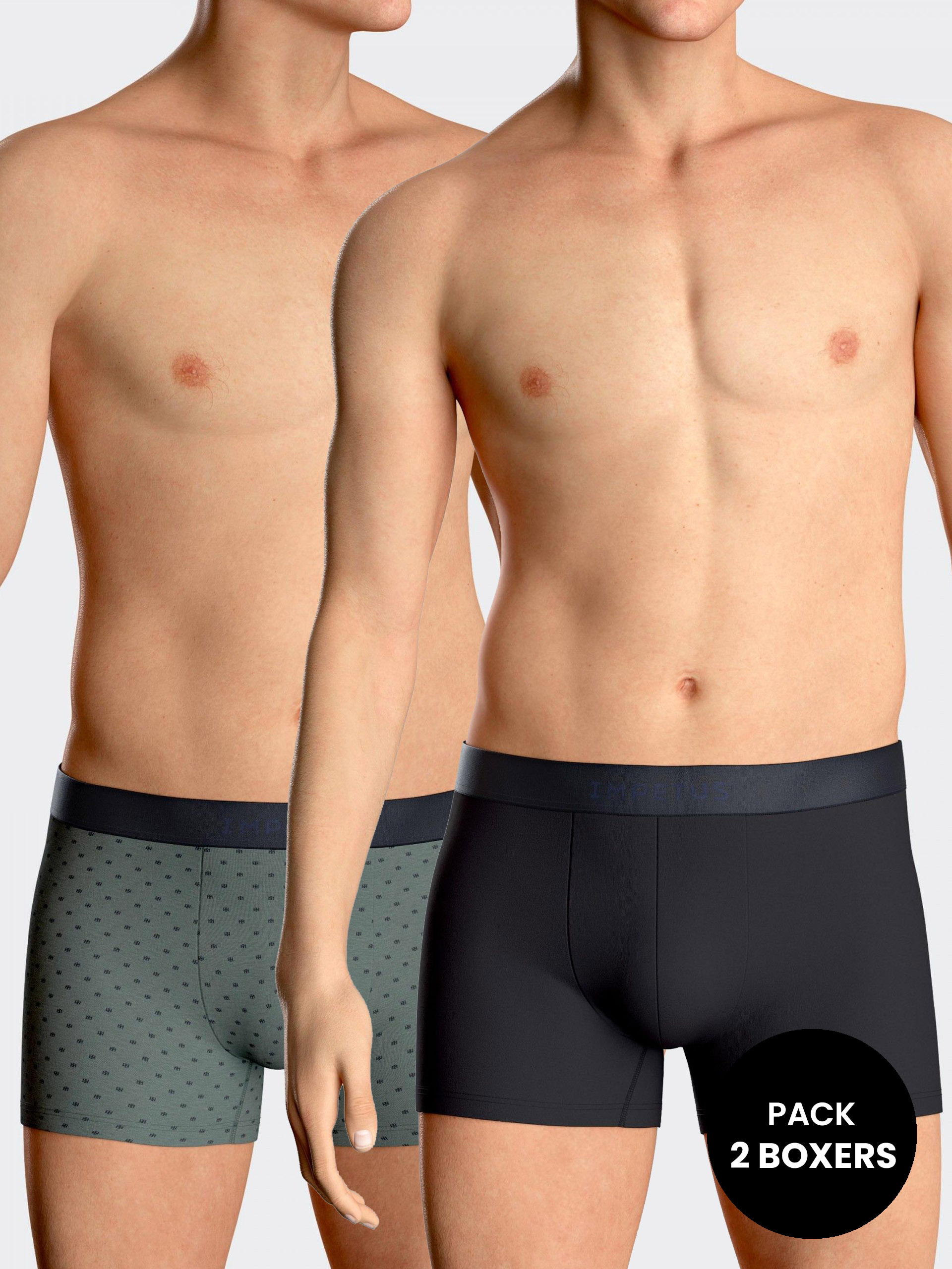 RETRO MEN'S BOXER SHORTS PACK2 IM1221L93 P2