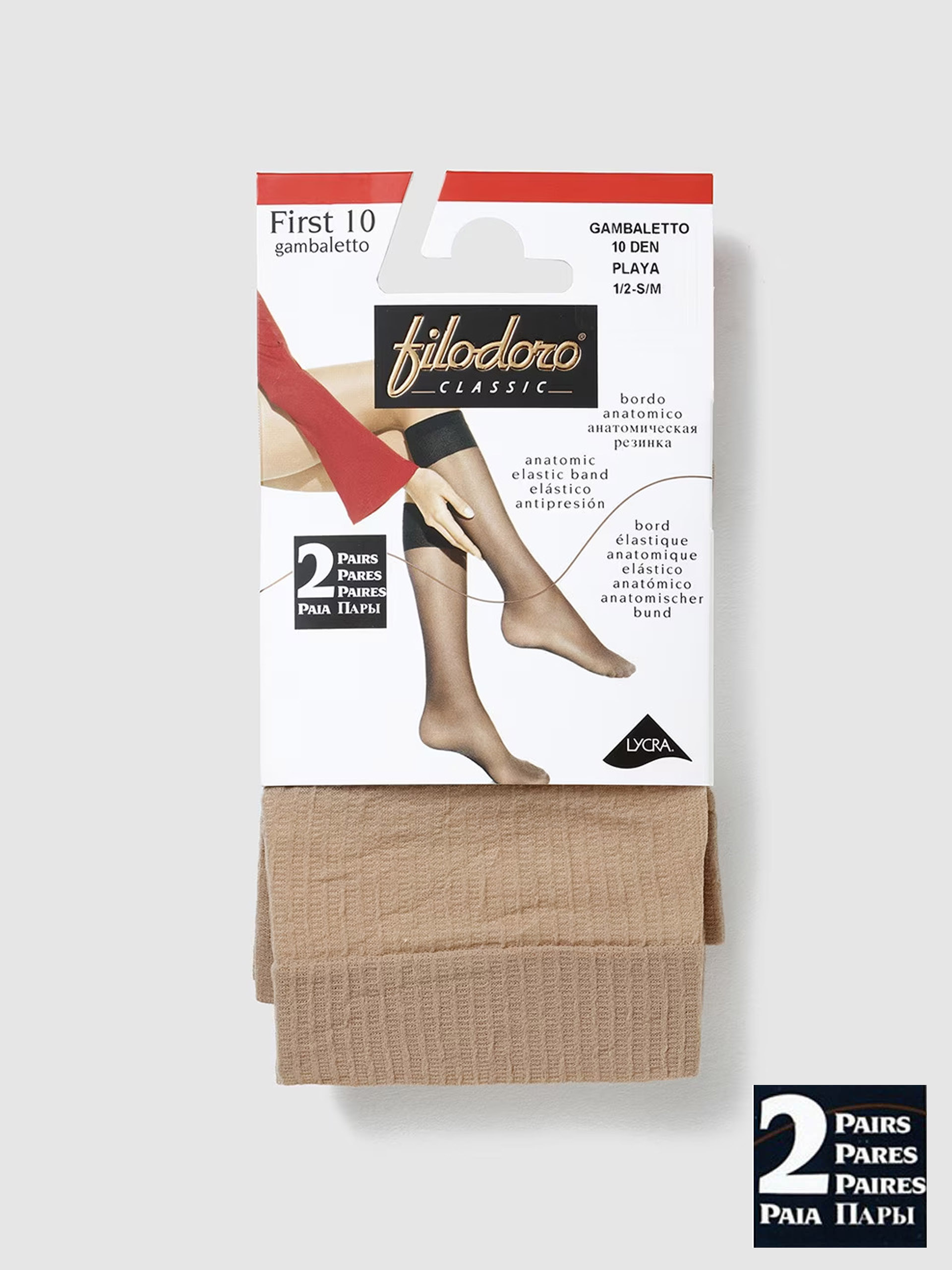 MINI SOCK 2FIRST 10 FILODORO 2P C112527