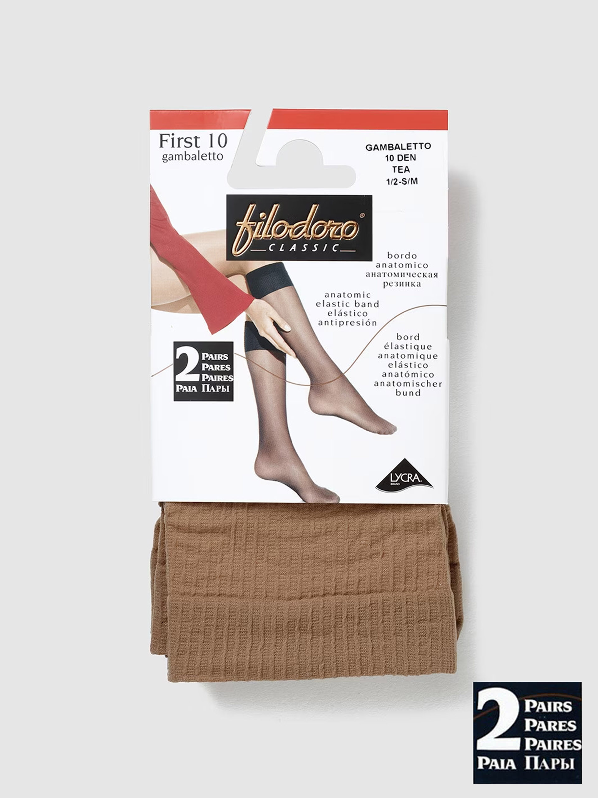 MINI SOCK 2FIRST 10 FILODORO 2P C112527