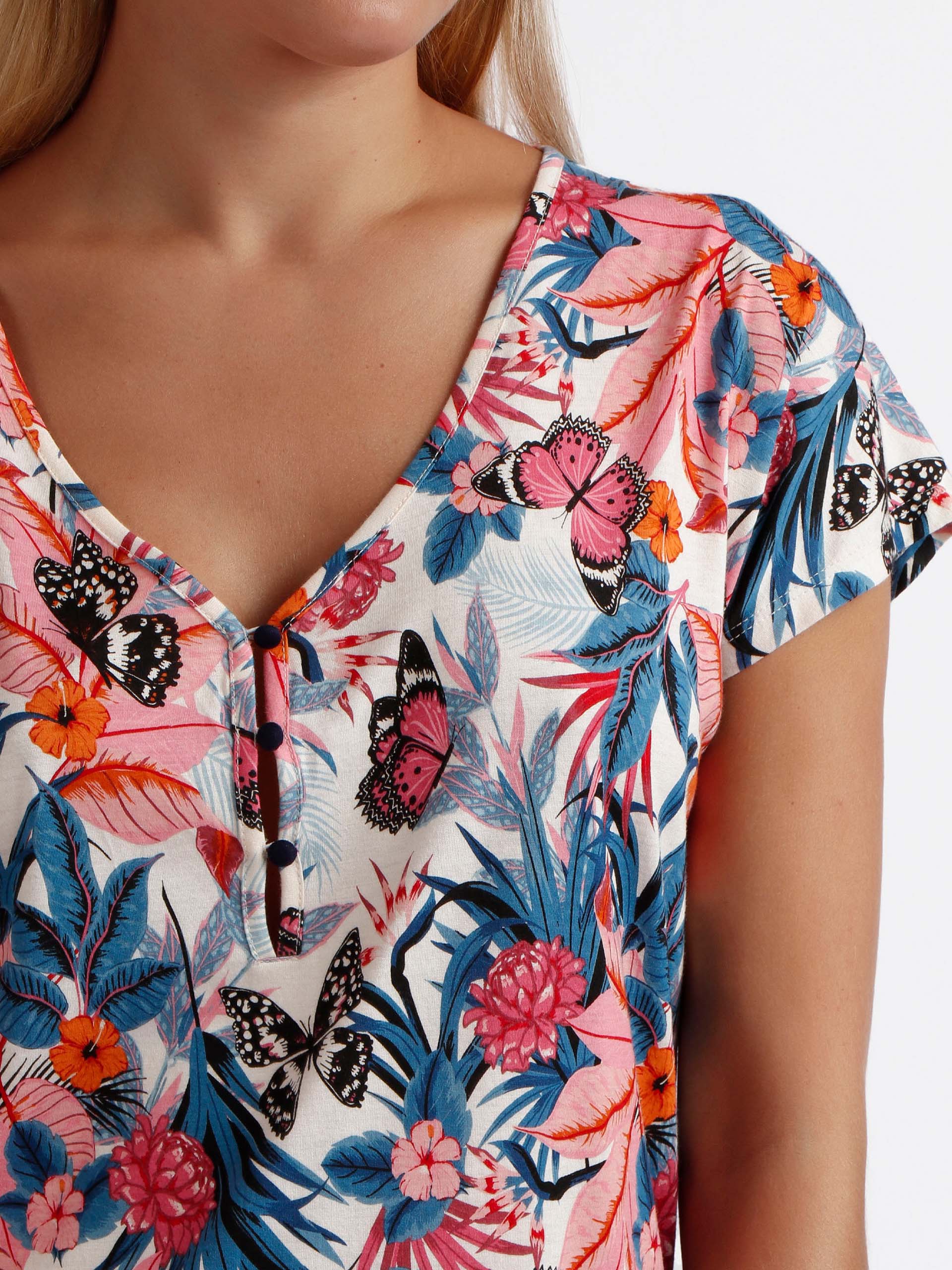CAMISA DORMIR SENHORA BUTTERFLIES C ADMAS 61230