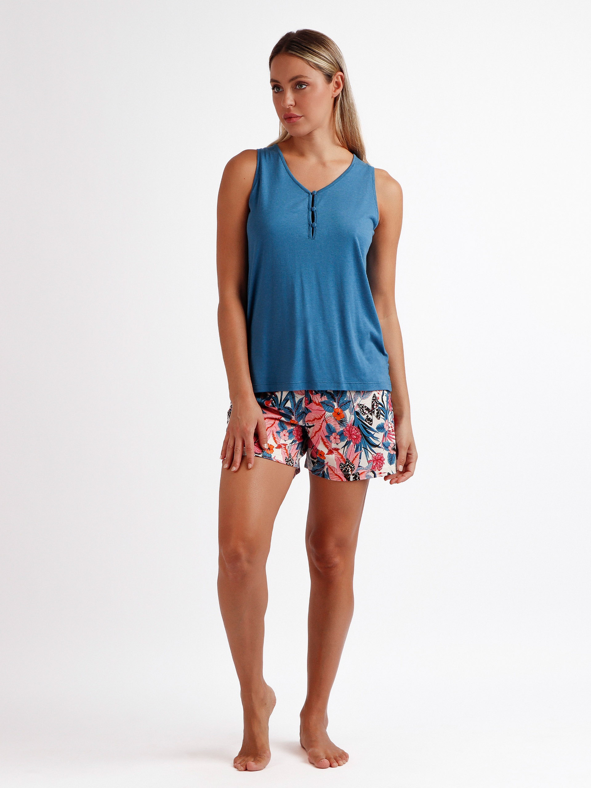 PIJAMA MUJER MARIPOSAS B ADMAS 62072