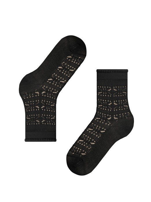 MEIA FALKE GRANNY SQUARE SO 46405