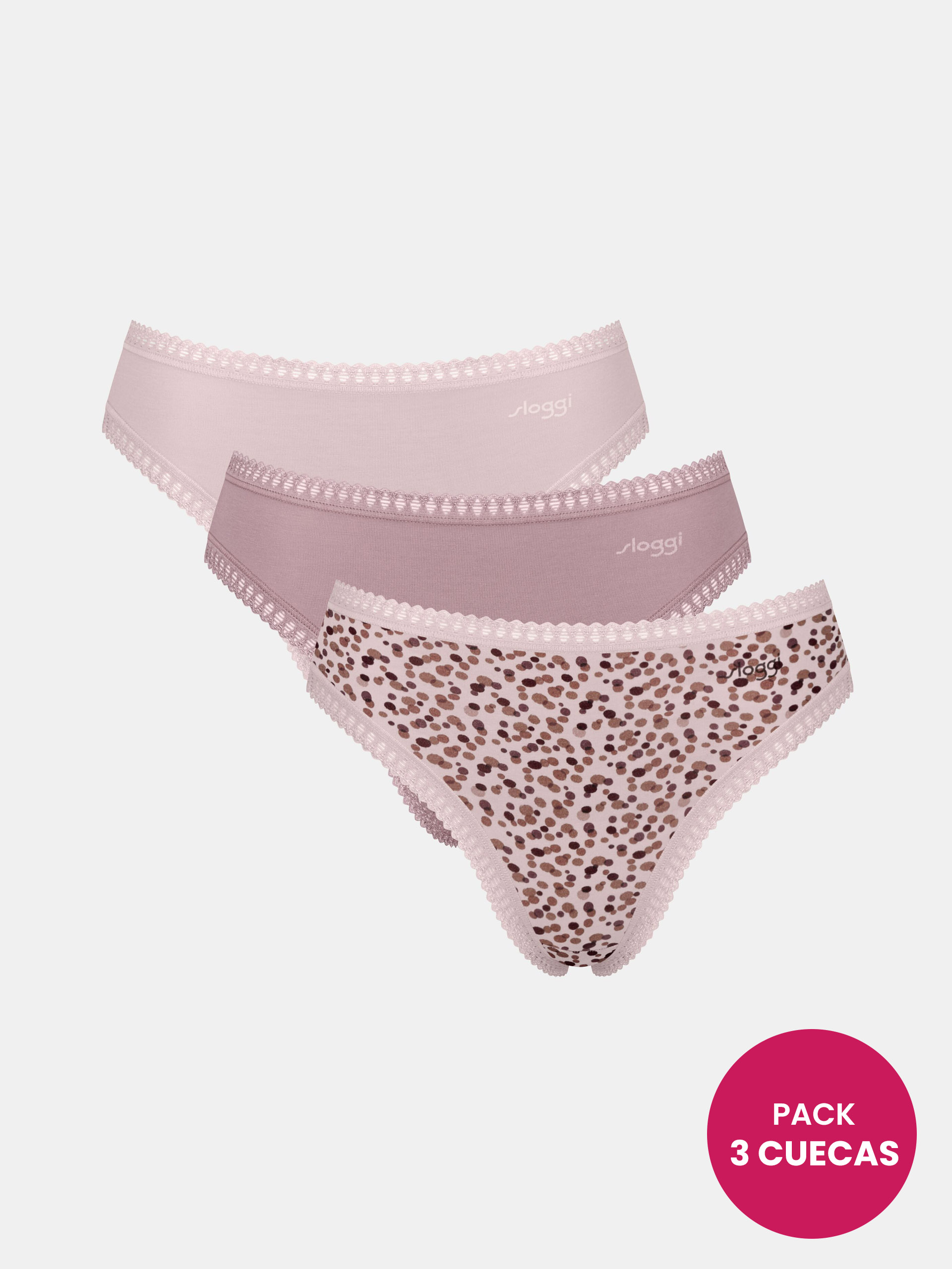 SLOGGI GO CRUSH HIGH LEG BRIEFS C3P