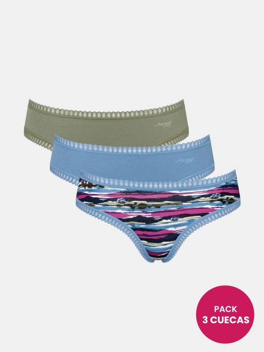 CUECA SLOGGI GO CRUSH HIPSTER C3P