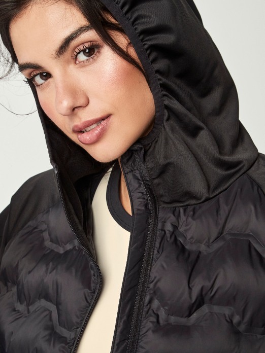 SELMARK HOODED QUILTED JACKET ST667