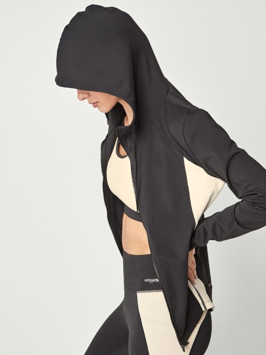 SELMARK ST668 ZIPPED JACKET WITH HOOD