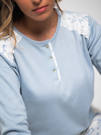 PIJAMA SENHORA LANGIARTE BY MIRA 8205MW