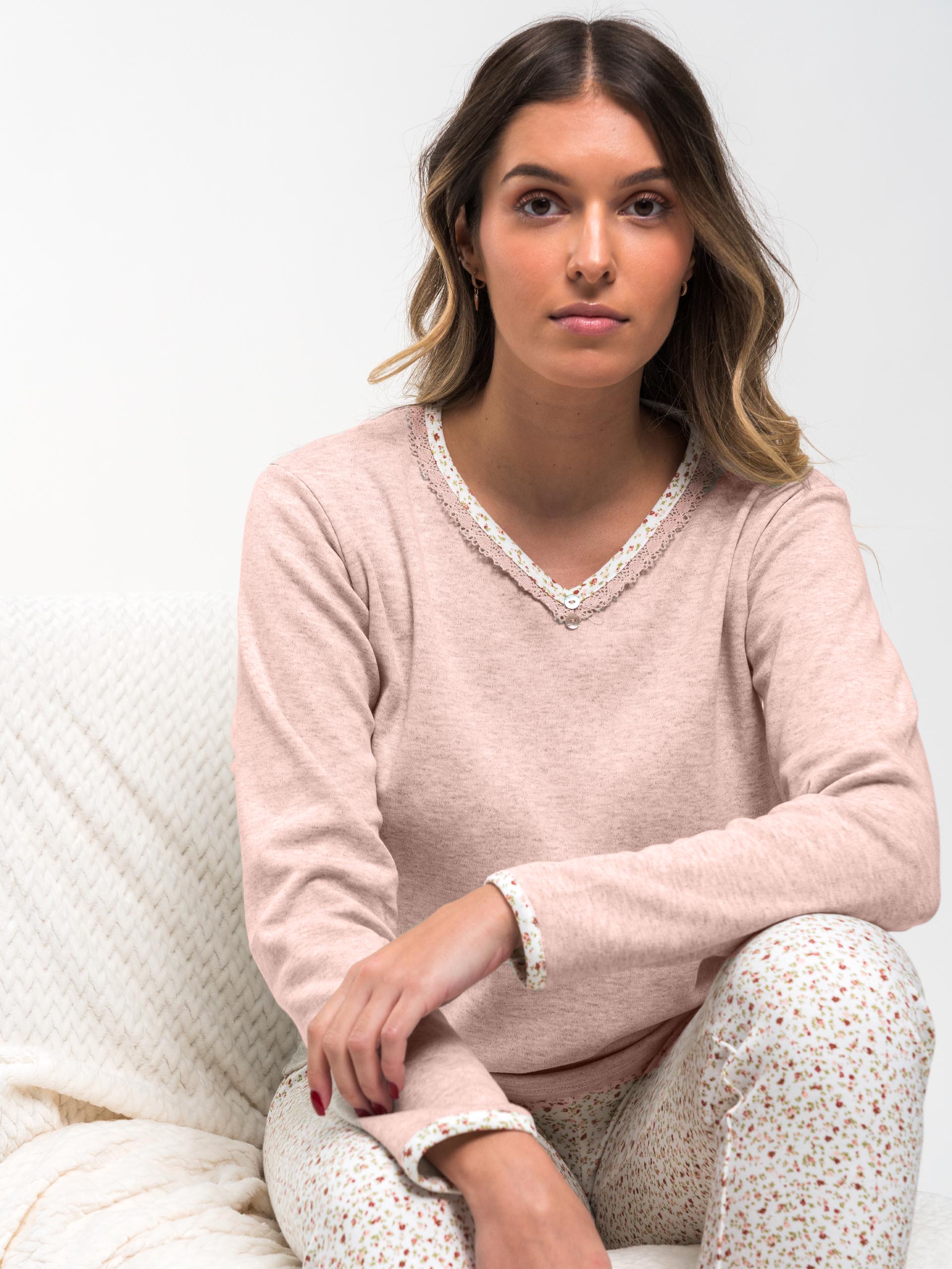 PIJAMA SENHORA LANGIARTE BY MIRA 8202MW