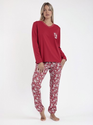 PIJAMA ROMANTICO INVIERNO MUJER B ADMAS 62594