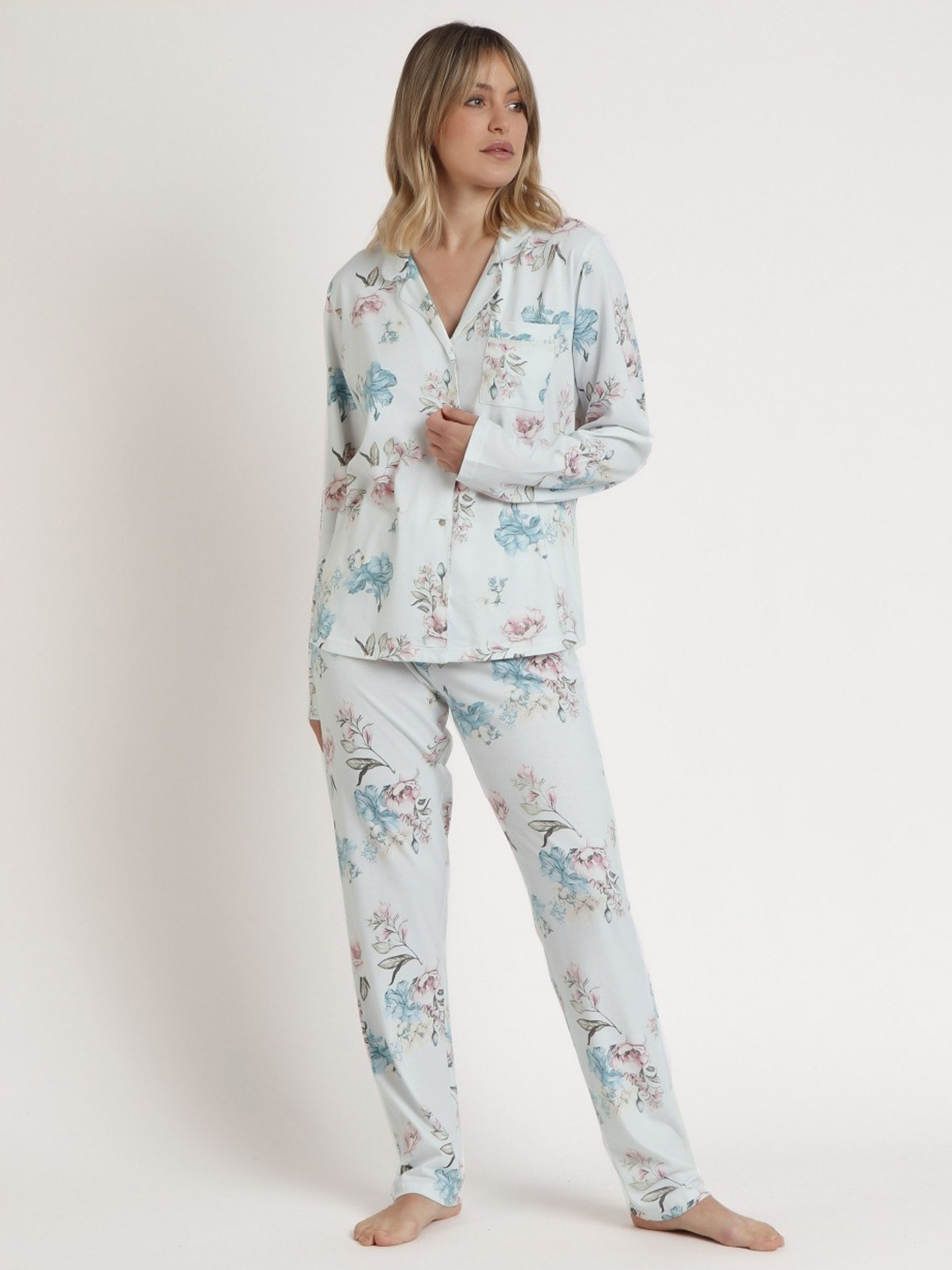 PIJAMA DE SEÑORA FRENCH GARDEN A ADMAS 62646