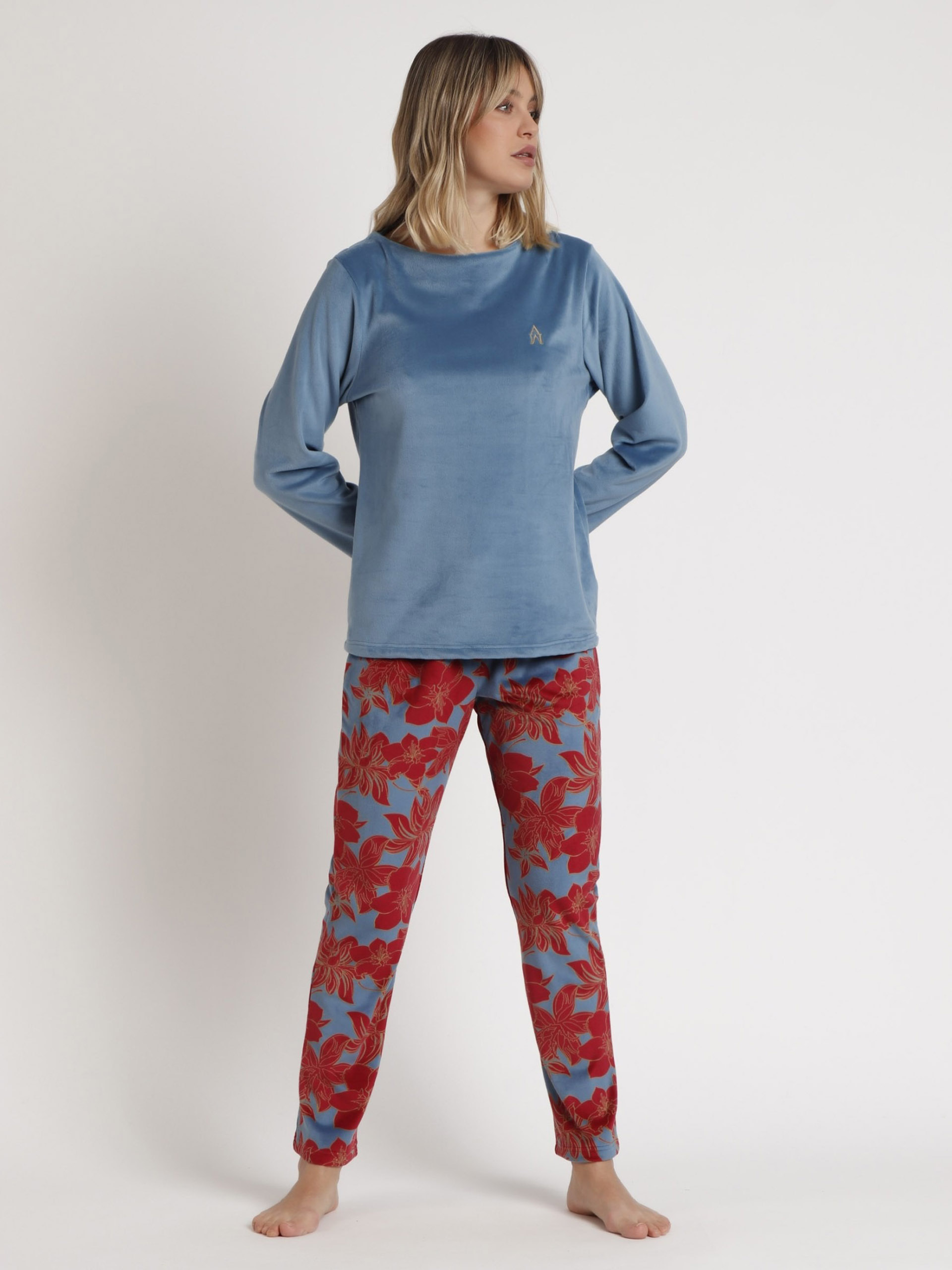 PIJAMA SENHORA LUXURY VELVET A ADMAS 62648