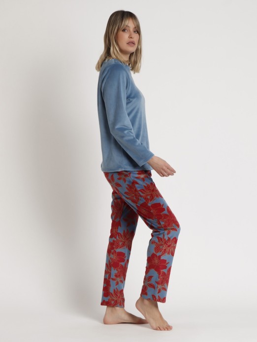 PIJAMA SENHORA LUXURY VELVET A ADMAS 62648