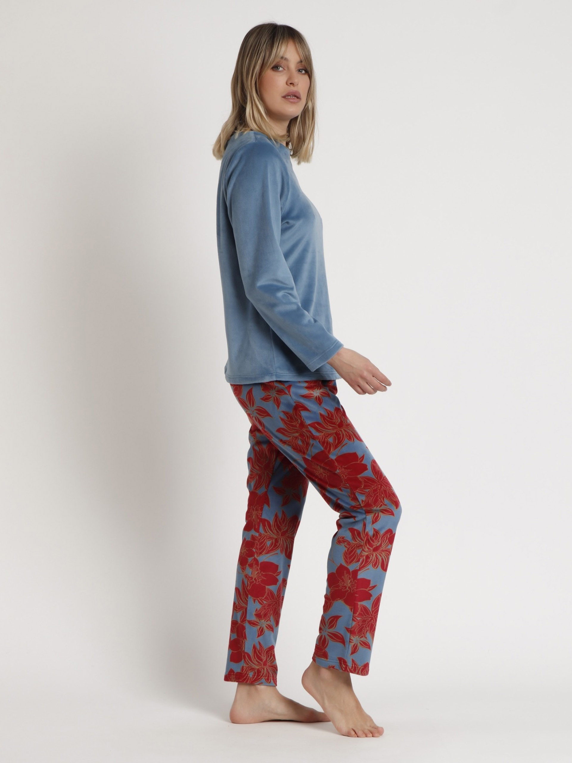 PIJAMA SENHORA LUXURY VELVET A ADMAS 62648