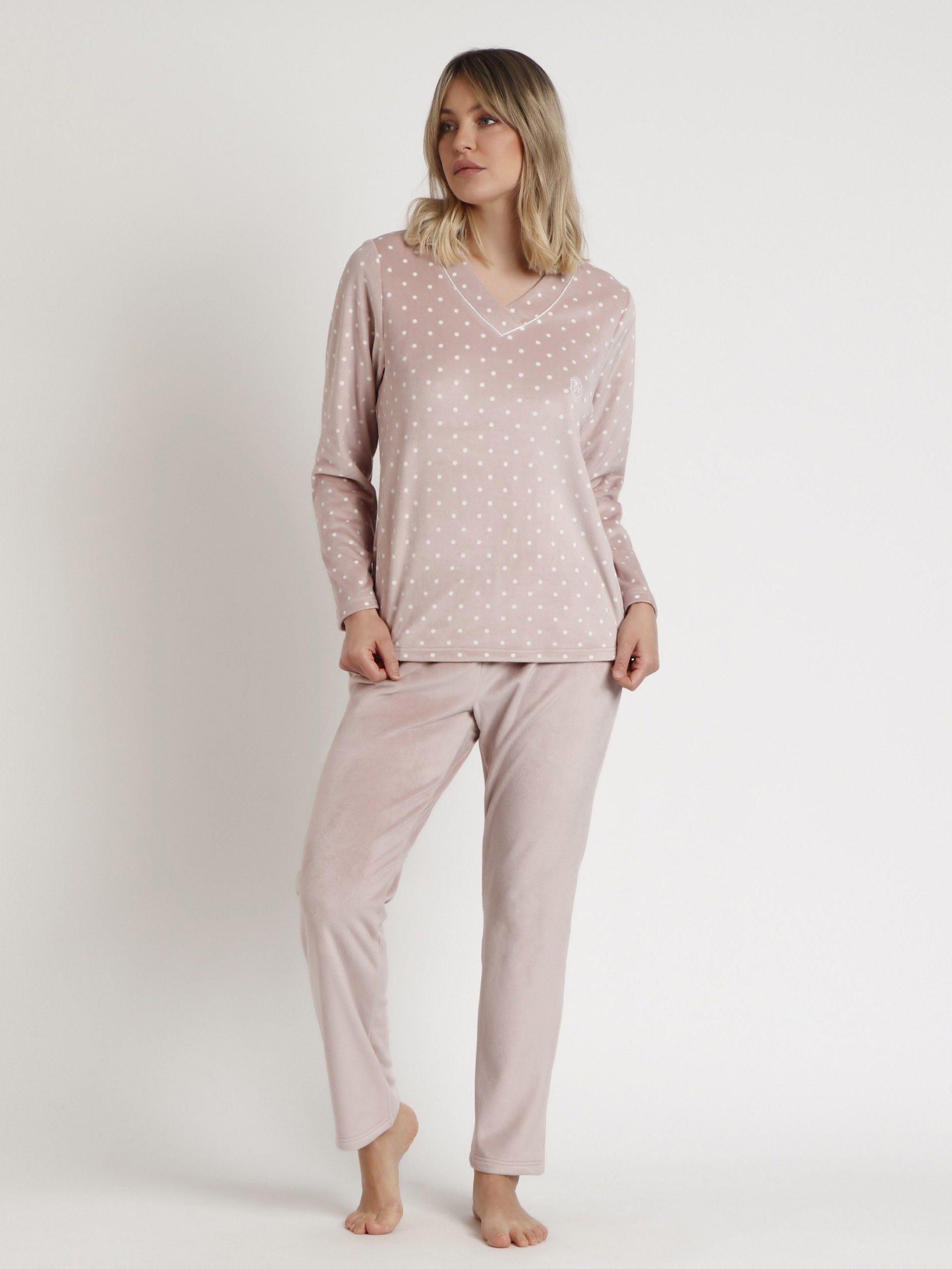 LADY DOTS PIJAMA DE ENCAJE Y ADMAS 62651