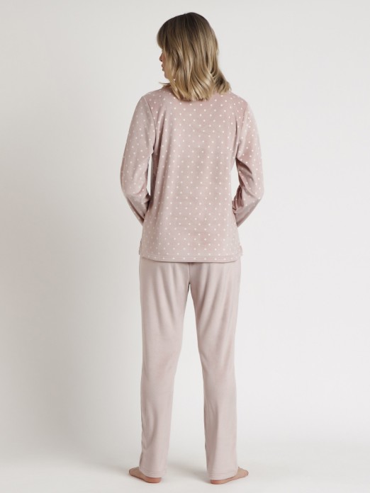 LADY DOTS PIJAMA DE ENCAJE Y ADMAS 62651