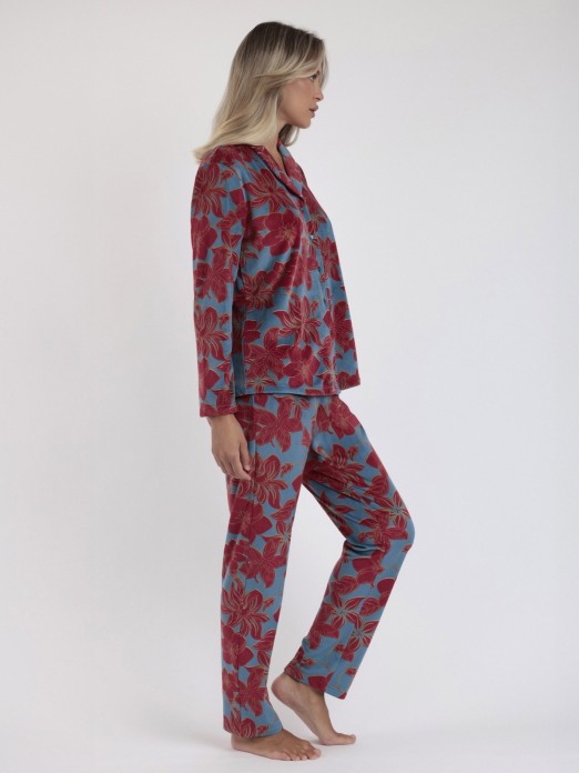 PIJAMA SENHORA LUXURY VELVET B ADMAS 62652