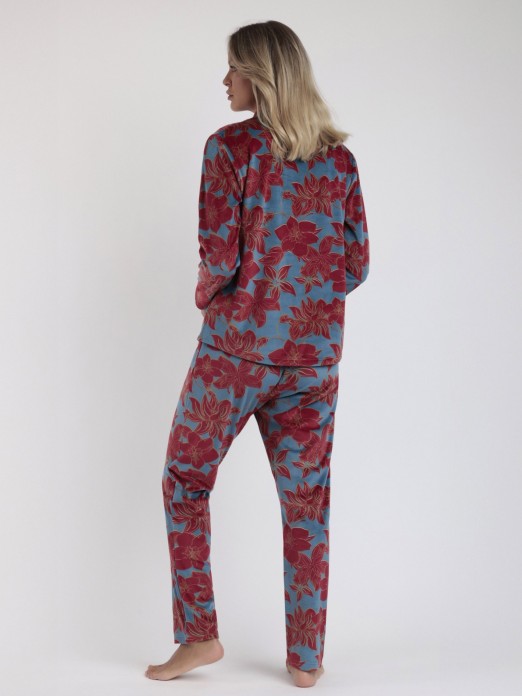 PIJAMA SENHORA LUXURY VELVET B ADMAS 62652