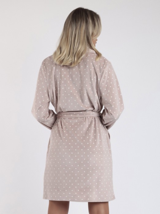 ROBE SENHORA DOTS LACE F ADMAS 67158