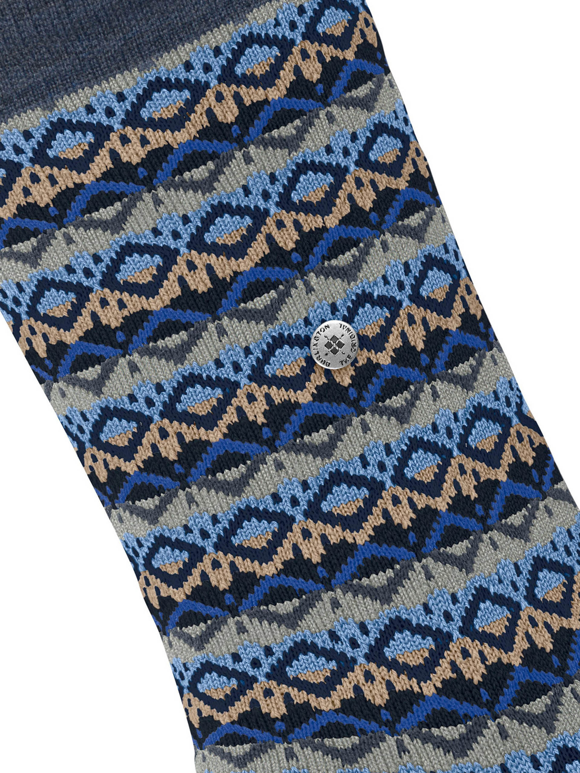 SOCKS BURLINGTON MODERN FAIR ISLE SO 27164